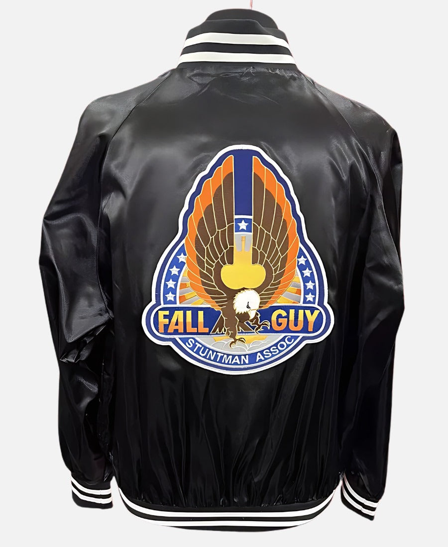Handmade Lee Majors The Fall Guy 1981 Colt Seavers Black Bomber Jacket