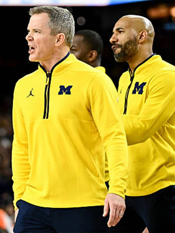Dusty May Wolverines Quarter-Zip Pullover Jacket
