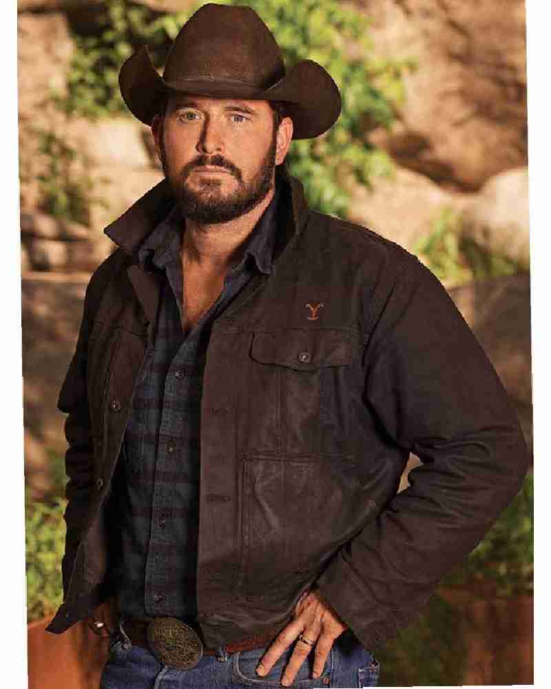 Rip Wheeler Yellowstone Black Cotton Jacket