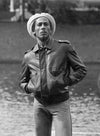Bob Marley Black Bomber Leather Jacket – Bob Marley celebrity photo