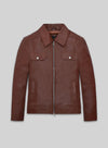 Bradley Cooper Black Leather Jacket – front view