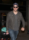 Chris Pratt Black Leather Jacket – Chris Pratt celebrity photo
