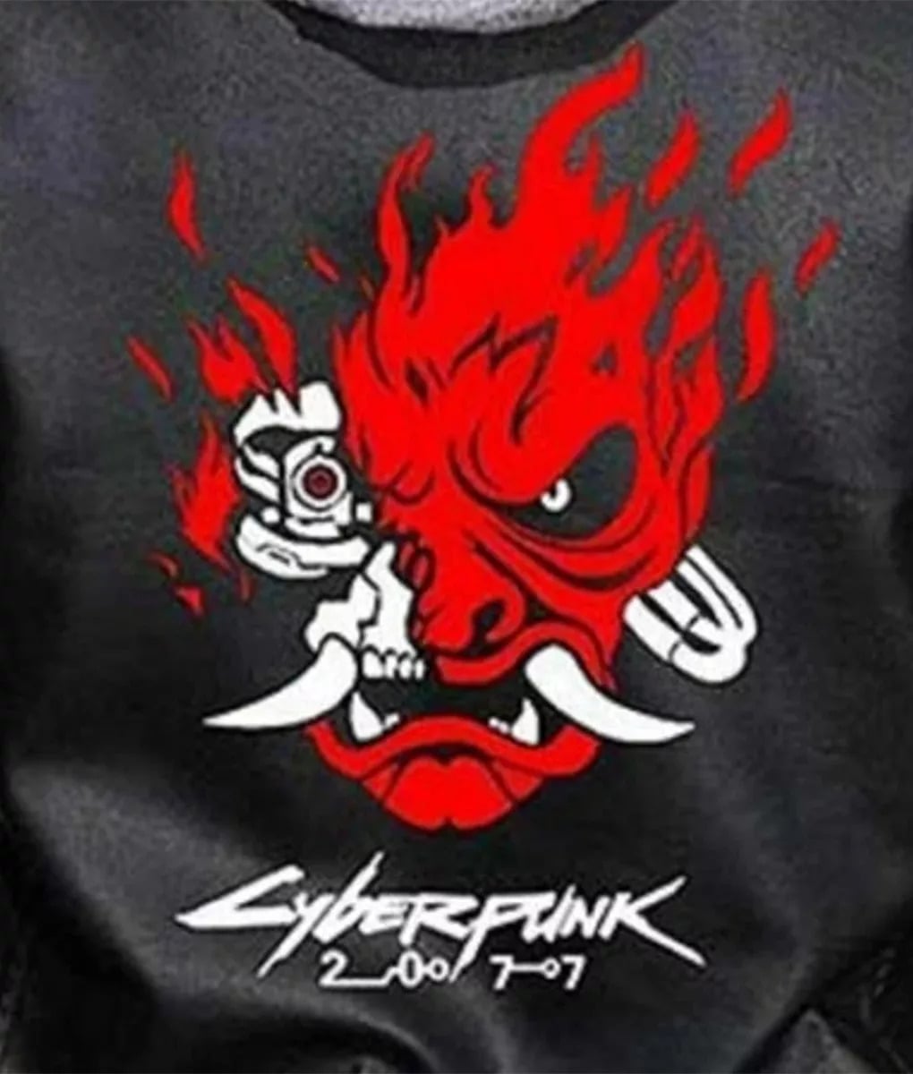 Samurai 2077 Removeable Hood Black Jacket