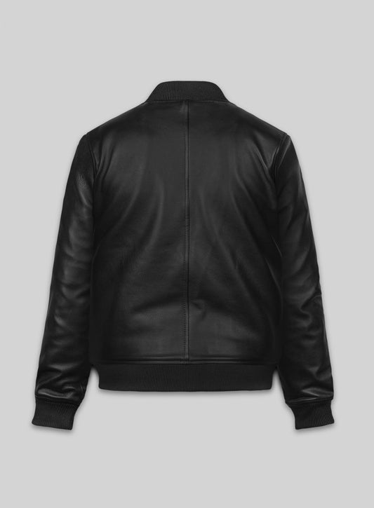 Dave Franco Now You See Me 2 Black Leather Jacket – back view