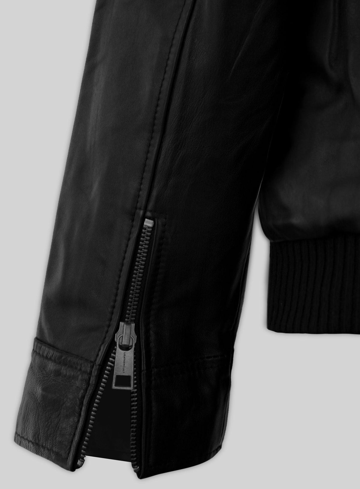 Dwayne Johnson The Other Guys Black Leather Jacket – close-up and worn views
