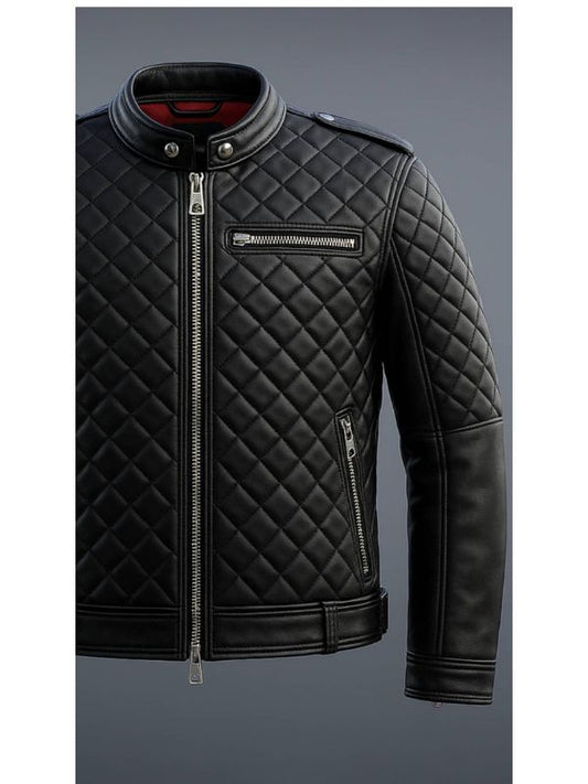 Edward Black Leather Jacket – Men’s Premium Black Leather Outerwear