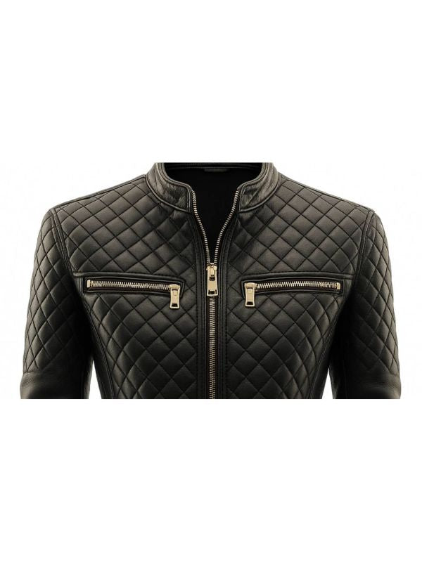 Finn Black Leather Jacket – Men’s Premium Black Leather Jacket