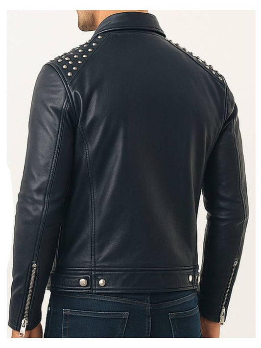 Hunter Black Leather Jacket – Men’s Premium Black Leather Jacket