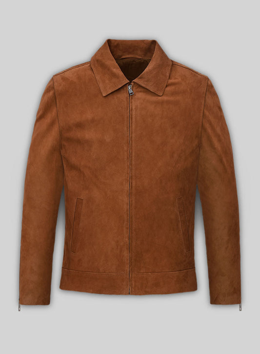 John Krasinski Suede Jacket view 2