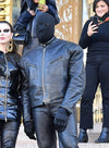 Kanye West Paris Black Leather Jacket – Kanye West celebrity photo in Paris