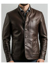 Lucas Leather Brown Jacket – Men’s Leather Jacket (Brown)