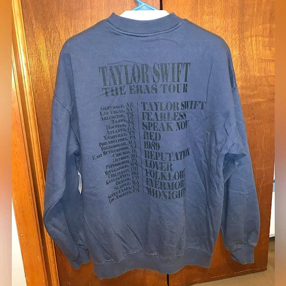 Taylor Swift Blue Crewneck "Eras Tour"