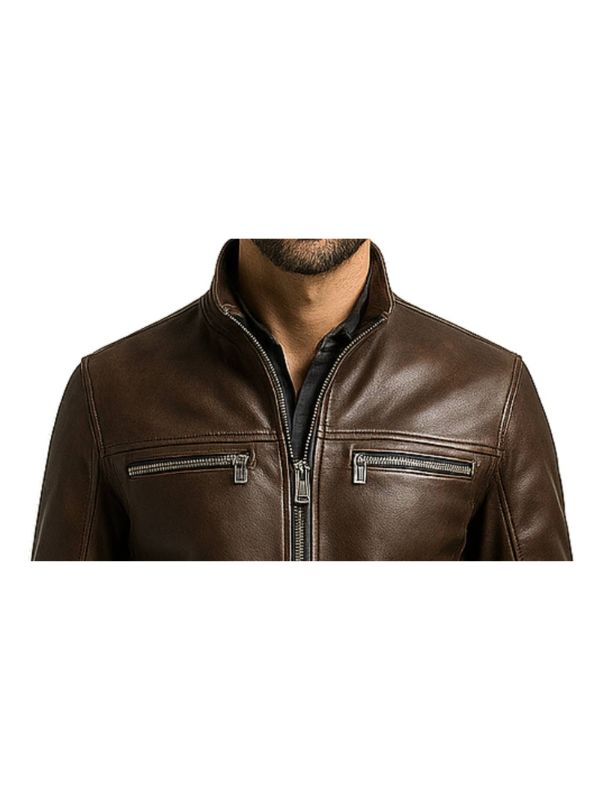 Mateo Leather Brown Jacket – Men’s Leather Jacket (Brown)