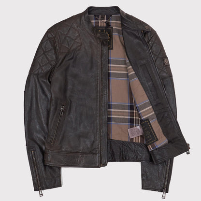 Men's Distressed Brown Outlaw Leather Jacket