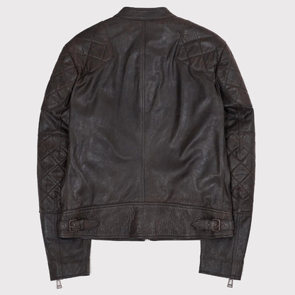 Men's Distressed Brown Outlaw Leather Jacket