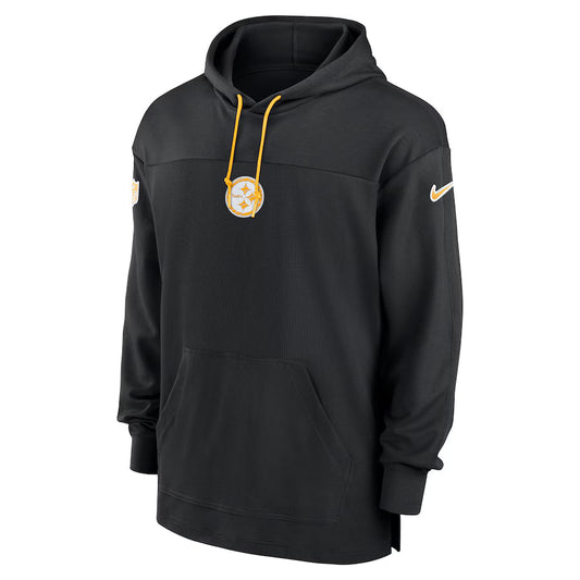 Pittsburgh Steelers Sideline Hoodie – Black (Recreated Edition)