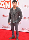 Nick Jonas Black Leather Jacket Style 2 – Nick Jonas celebrity photo