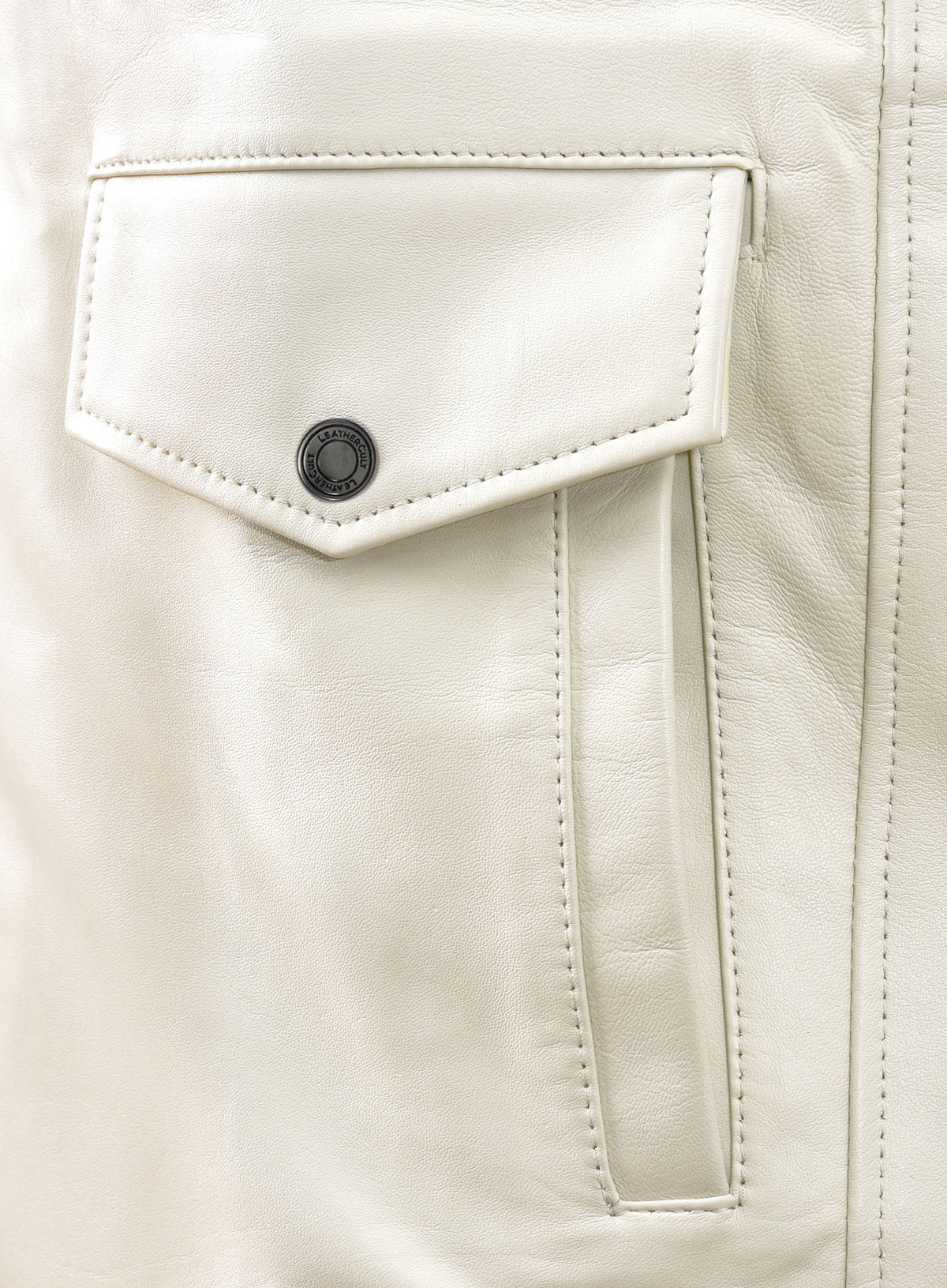 Nick Jonas Black Leather Jacket – close-up and worn views