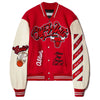 Chicago Bulls Off-White Varsity Jacket – Recreated Edition