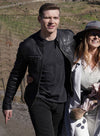 Oliver Stark 9-1-1 Black Leather Jacket – Oliver Stark 9-1-1 celebrity photo in 9-1-1