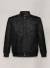 Paul Rudd The Shrink Next Door Black Leather Jacket – front view