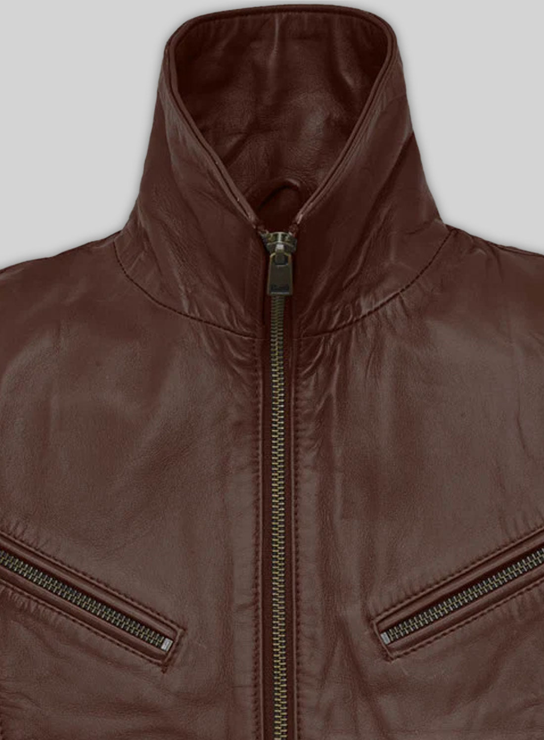Rachel Nichols G I Joe The Rise of Cobra Black Leather Jacket – close-up and worn views