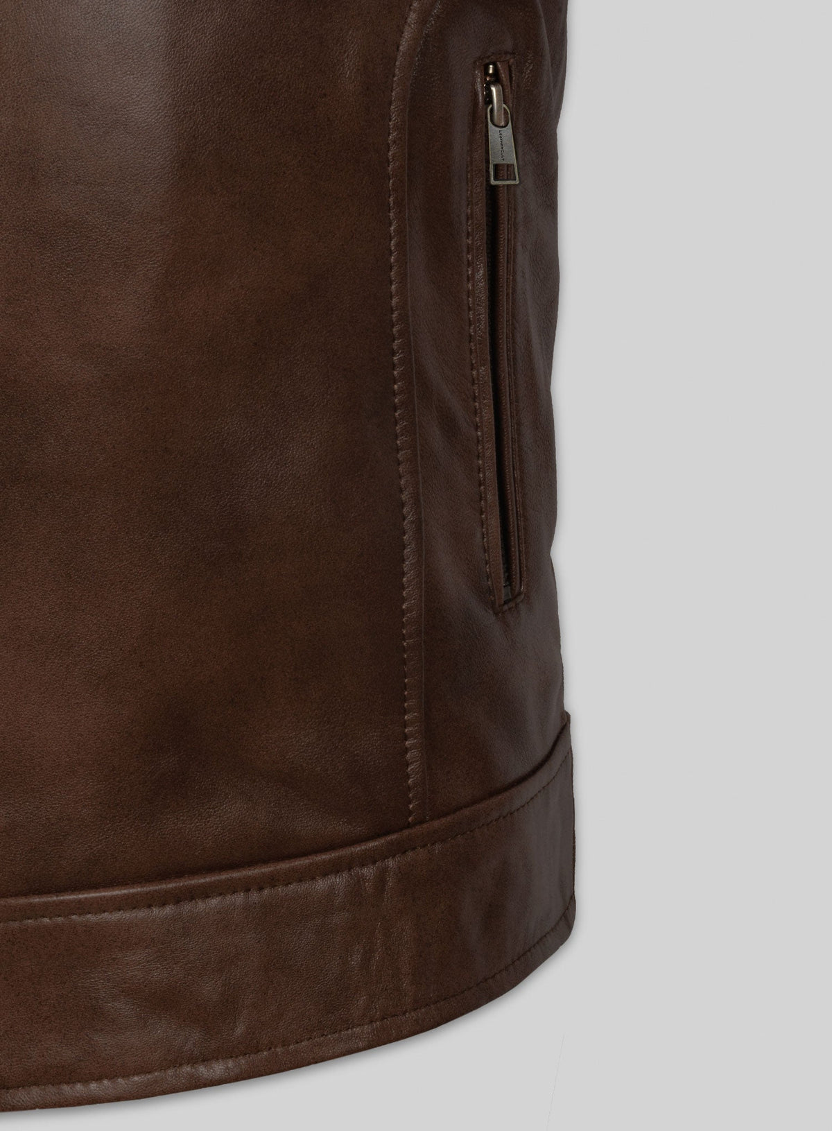 Scott Eastwood Overdrive Black Leather Jacket – close-up and worn views