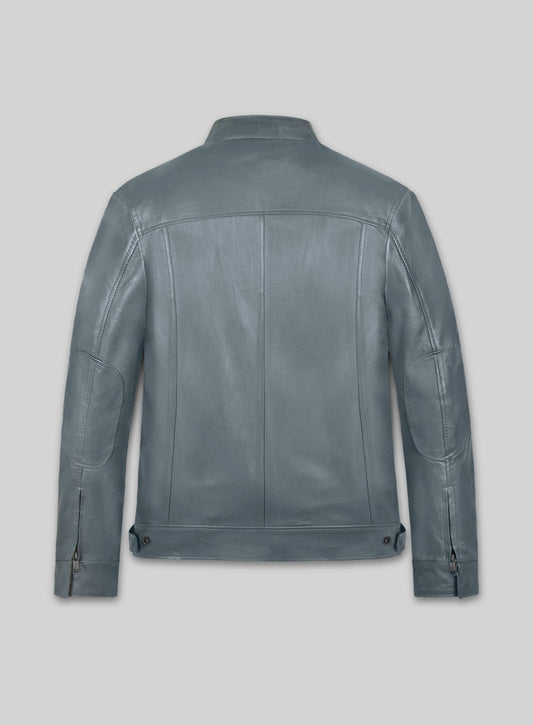 Shia Labeouf Transformers 3 Black Leather Jacket – back view