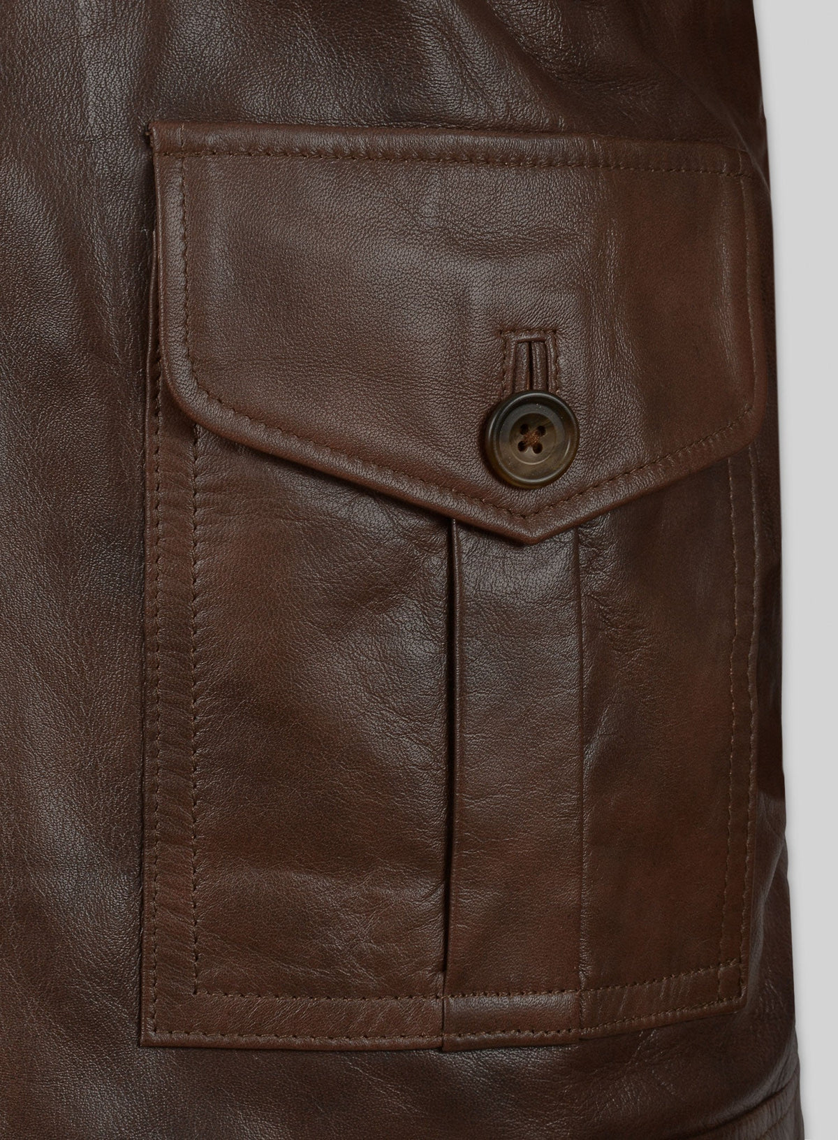 The Expendables 2 Jason Statham Black Leather Jacket – close-up and worn views