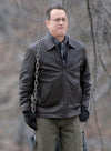 Tom Hanks Extremely Loud & Incredibly Close Black Leather Jacket – front view