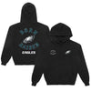 Born x Raised Black Philadelphia Eagles Chrome Rocker Hoodie Recreated Edition