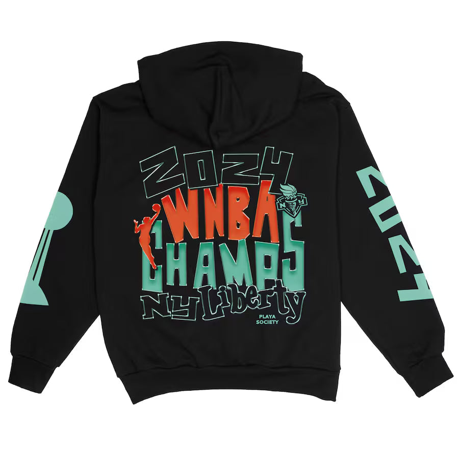 Playa Society New York Liberty 2024 WNBA Champions Hoodie (Recreated Edition)