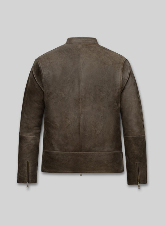 Tom Cruise Jack Reacher Brown Napa Leather Jacket, product view 2