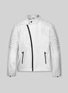 Vin Diesel xXx Premiere White Leather Jacket – front view