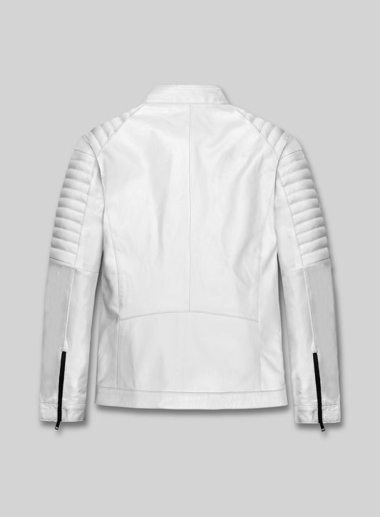 Vin Diesel xXx Premiere White Leather Jacket – back view