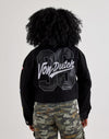 Women’s Von Dutch Boxy Full-Zip Cropped Jacket