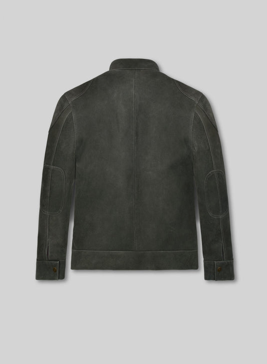 James McAvoy Wanted Black Leather Jacket – back view