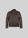 X-Men 3 Wolverine-inspired kids brown jacket, front view