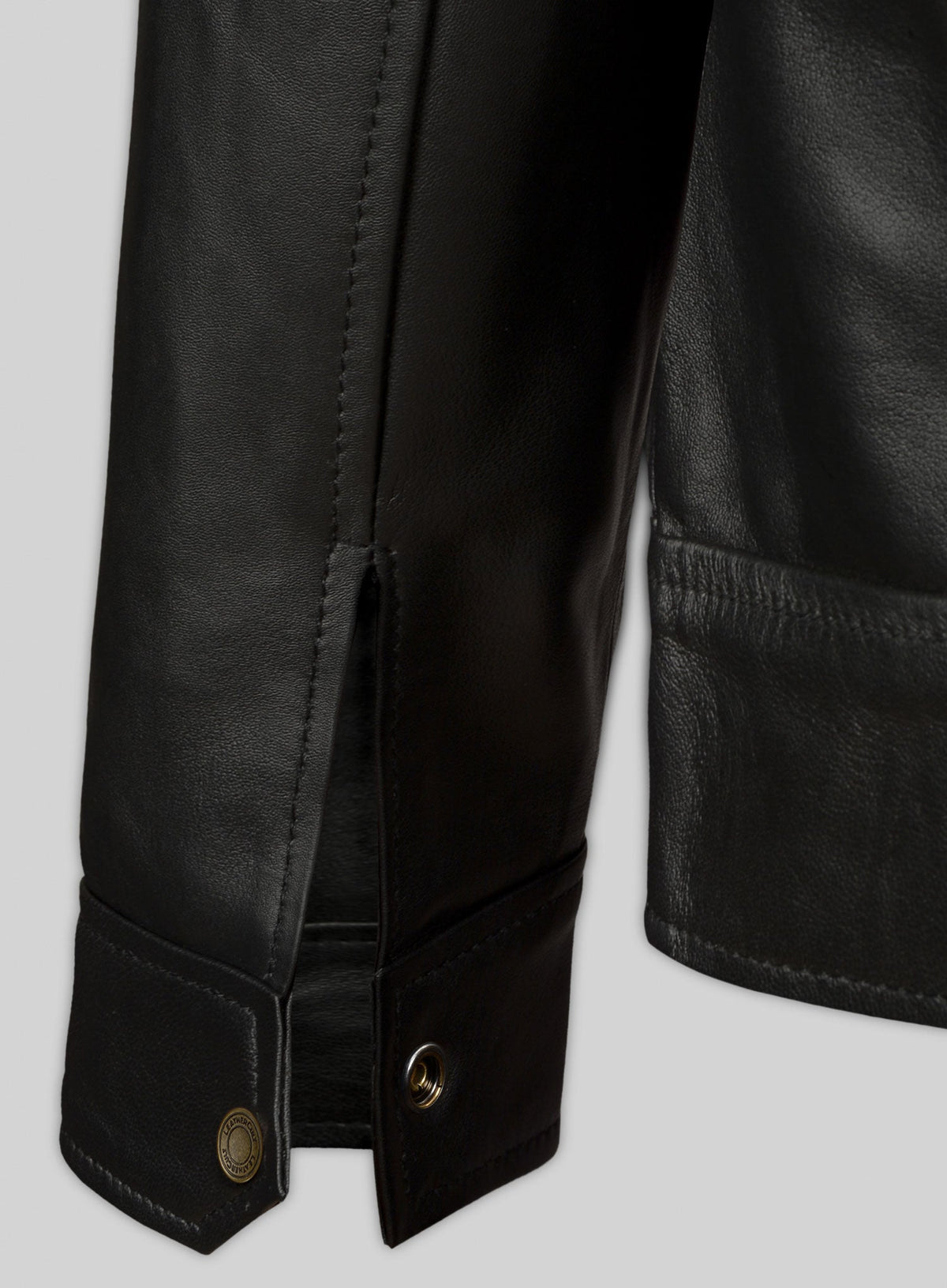 Zac Efron Baywatch Black Leather Jacket – close-up and worn views