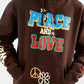 Peace And Love Hoodie Recreated Edition
