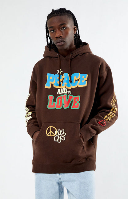 Peace And Love Hoodie Recreated Edition