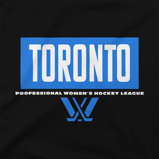 Toronto PWHL Black Pullover Hoodie (Recreated Edition)