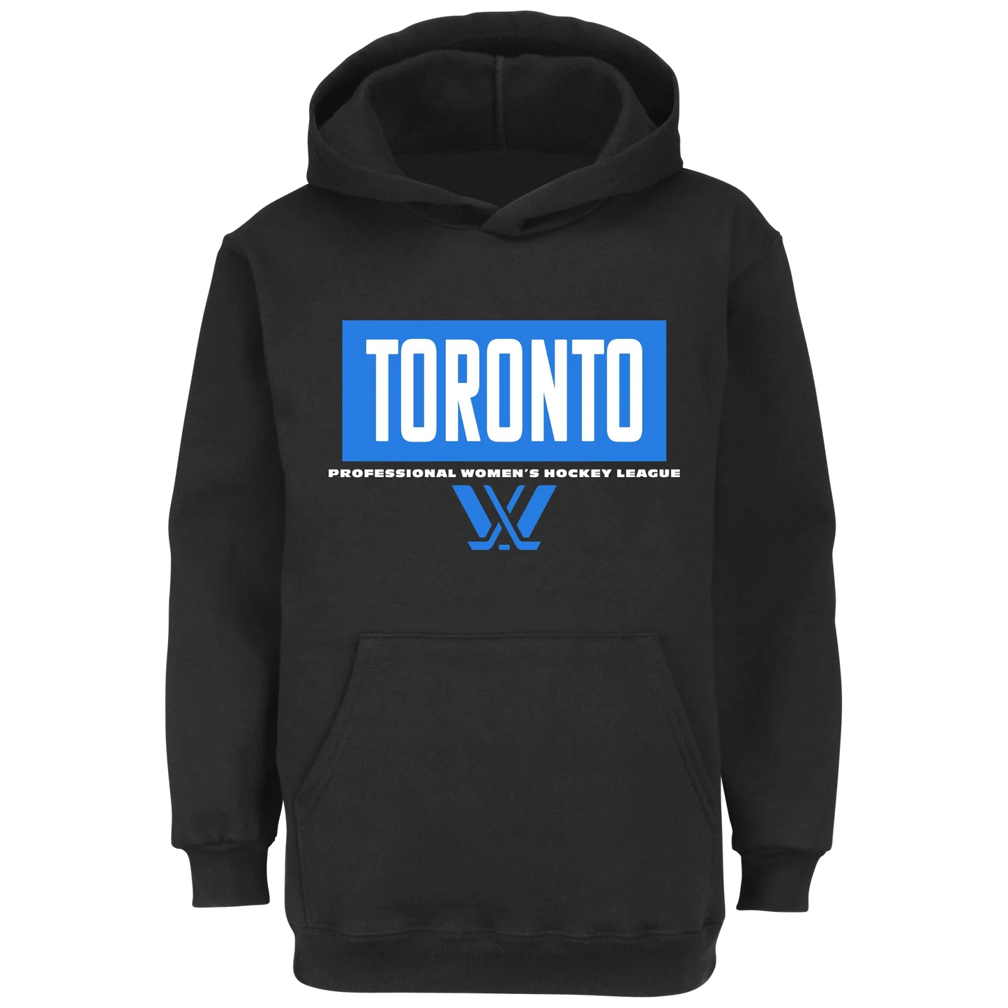 Toronto PWHL Black Pullover Hoodie (Recreated Edition)
