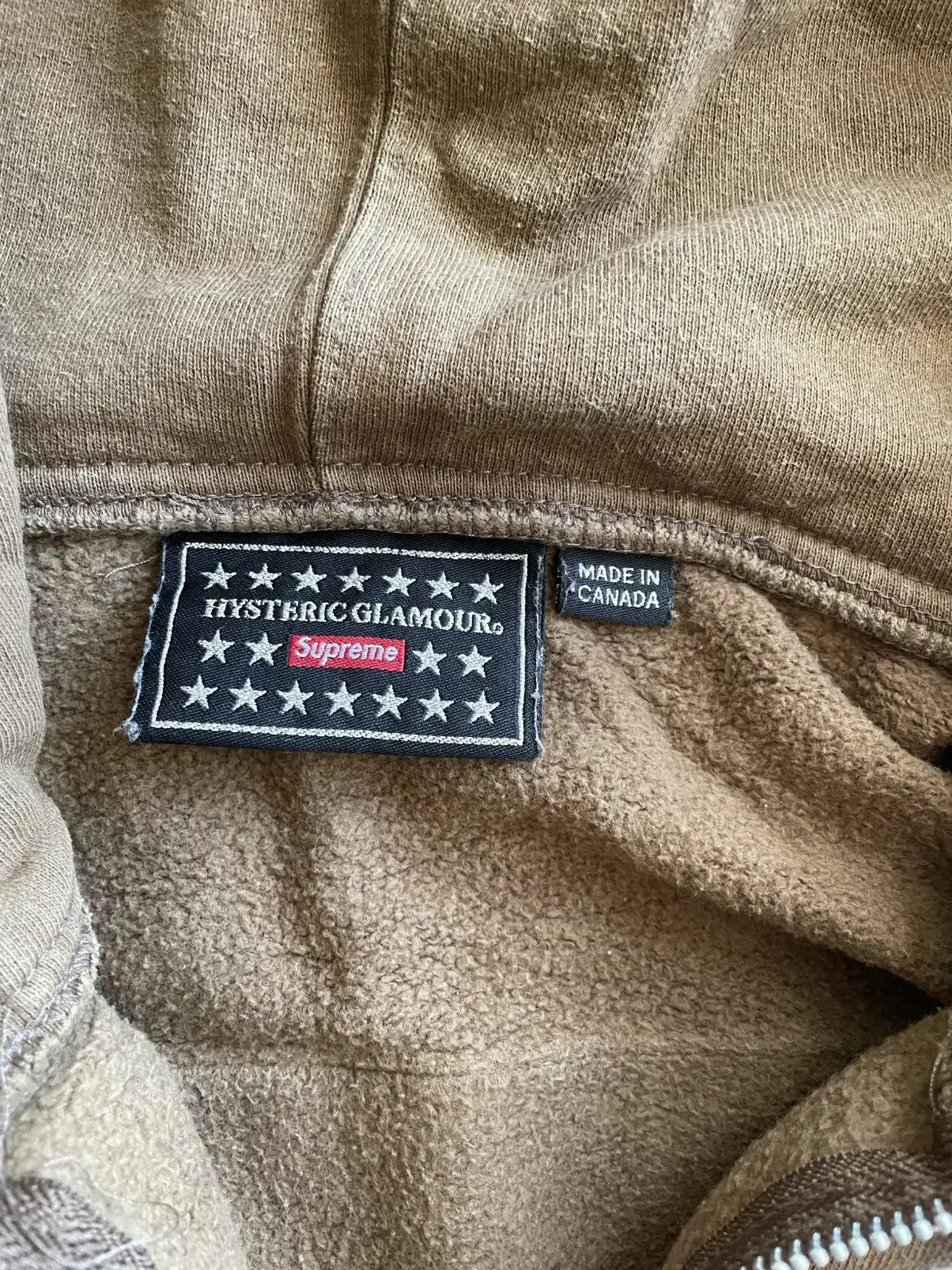 Supreme Hysteric Glamour "Fuck Hand Skeleton" Green Hoodie (Recreated Edition)