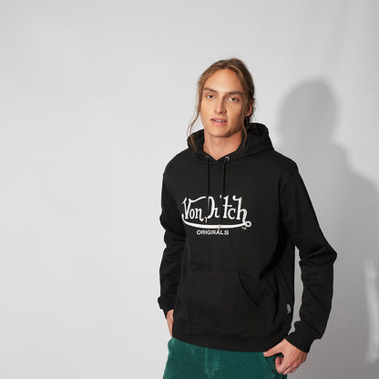 Von Dutch Originals Black Pullover Hoodie (Recreated Edition)