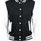 2-Tone College Varsity Jacket – Black-White Urban Classics Jacket