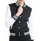 2-Tone College Varsity Jacket – Black-White Urban Classics Jacket