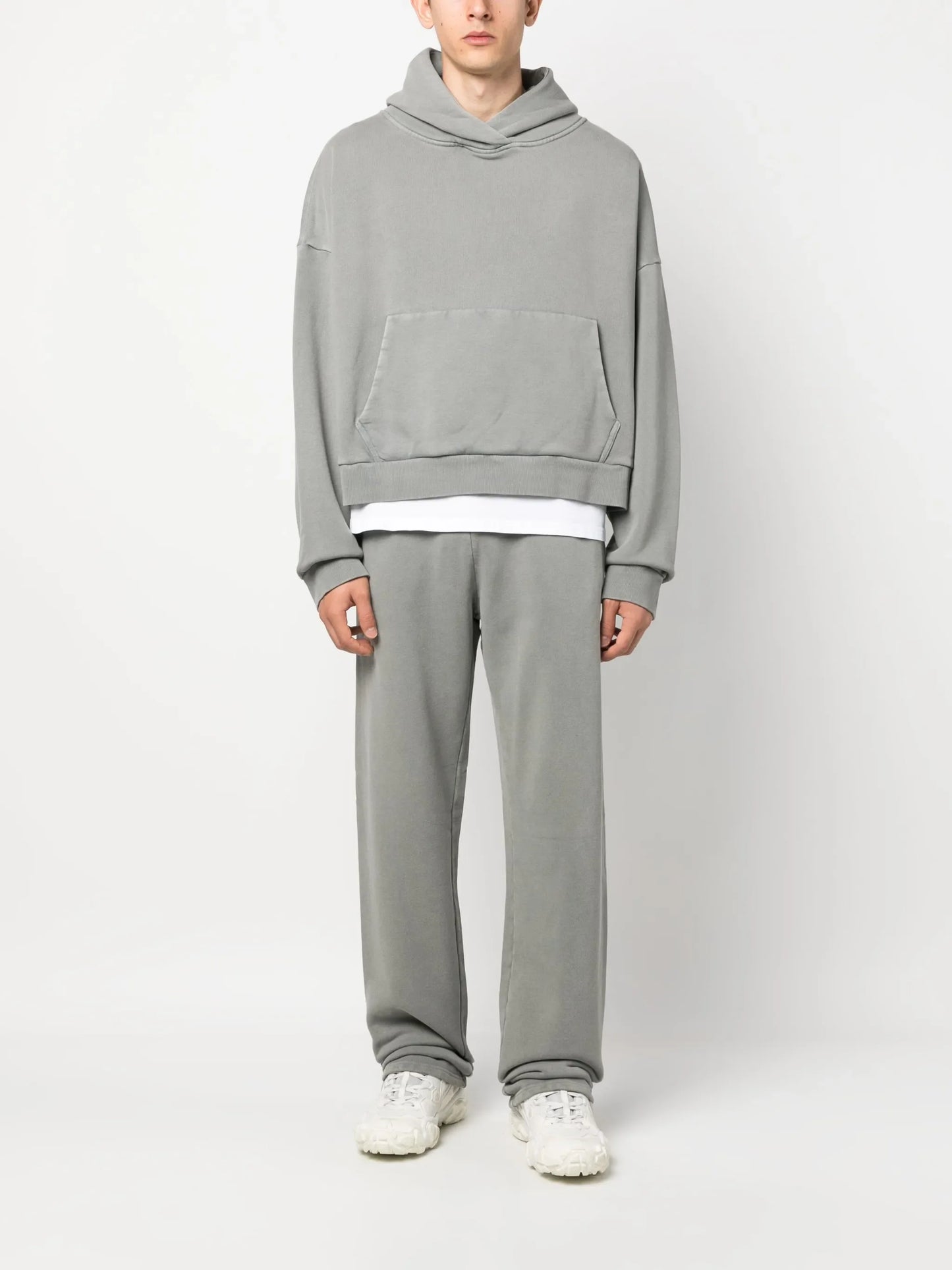 Entire Studios Grey Washed Hoodie Recreated Edition