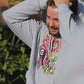 Patrick Schwarzenegger “I Love LA” Hoodie – Grey Pullover Fleece Recreated Edition