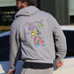 Patrick Schwarzenegger “I Love LA” Hoodie – Grey Pullover Fleece Recreated Edition